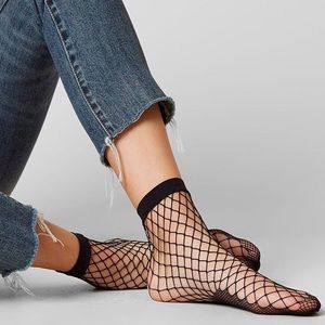 Free People Sugar Sugar Fishnet Socks